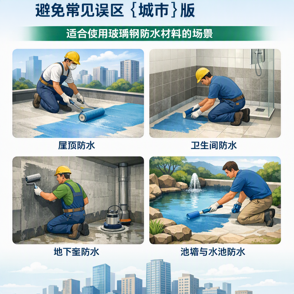 玻璃钢防水材料施工注意事项,避免常见误区 武威 版