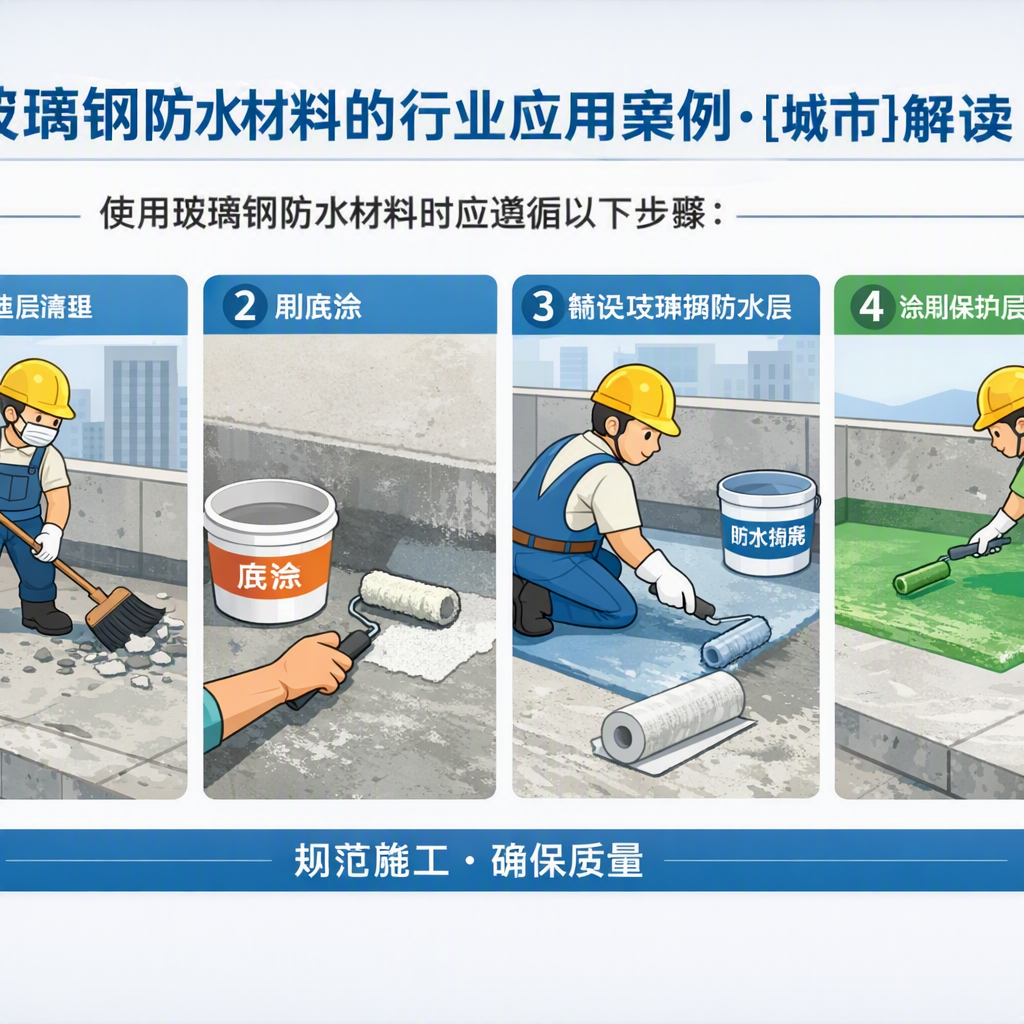 玻璃钢防水材料的行业应用案例,武威解读