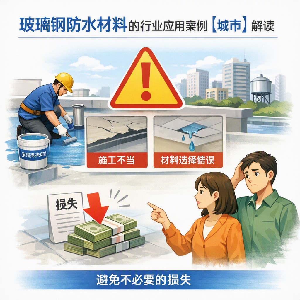 玻璃钢防水材料的行业应用案例,武威解读